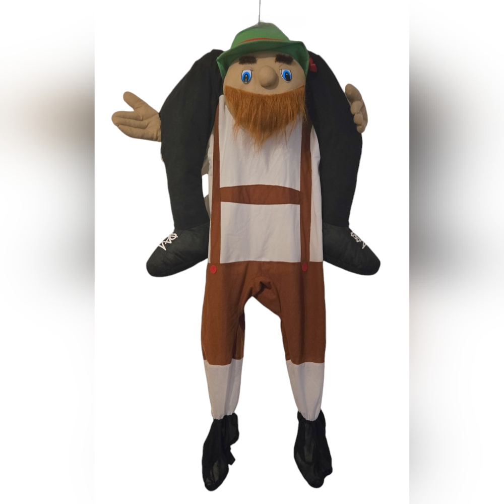 Adult Bavarian Men's Piggyback Halloween Costume Beer Festival Ride On One Size